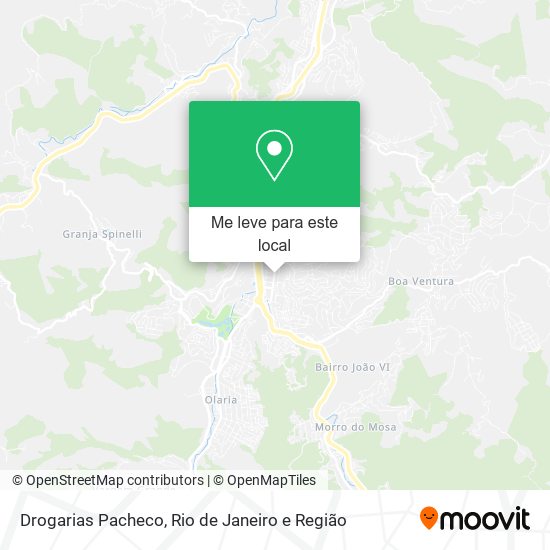 Drogarias Pacheco mapa