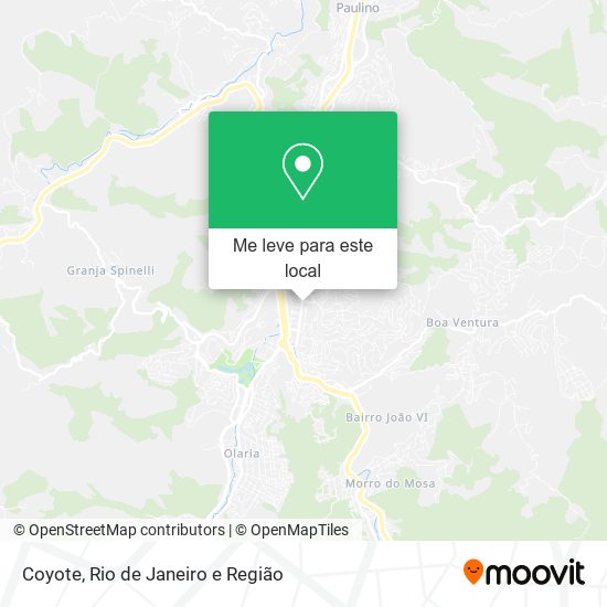 Coyote mapa
