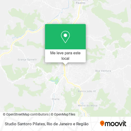 Studio Santoro Pilates mapa