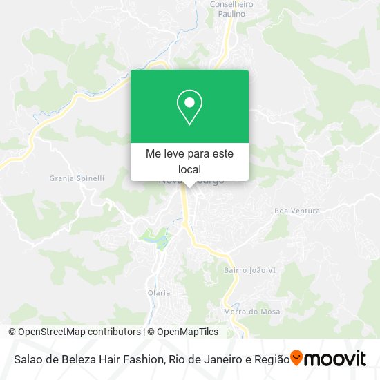 Salao de Beleza Hair Fashion mapa