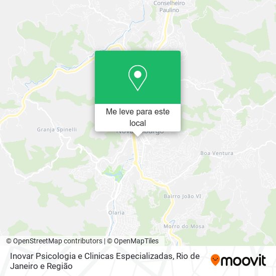 Inovar Psicologia e Clinicas Especializadas mapa
