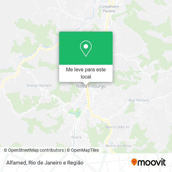 Alfamed mapa