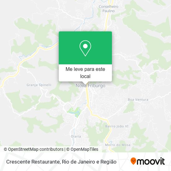 Crescente Restaurante mapa