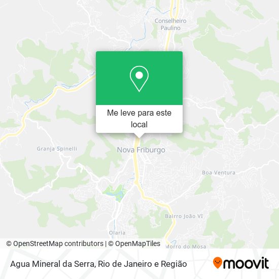 Agua Mineral da Serra mapa