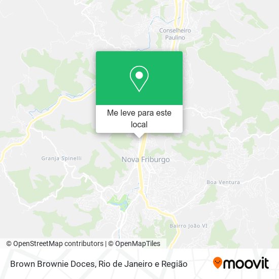 Brown Brownie Doces mapa