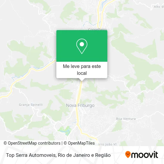 Top Serra Automoveis mapa
