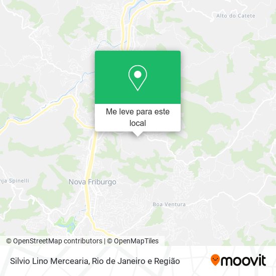 Silvio Lino Mercearia mapa