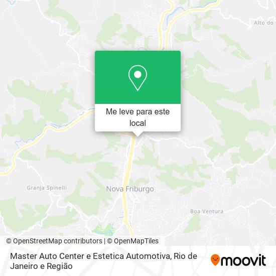 Master Auto Center e Estetica Automotiva mapa