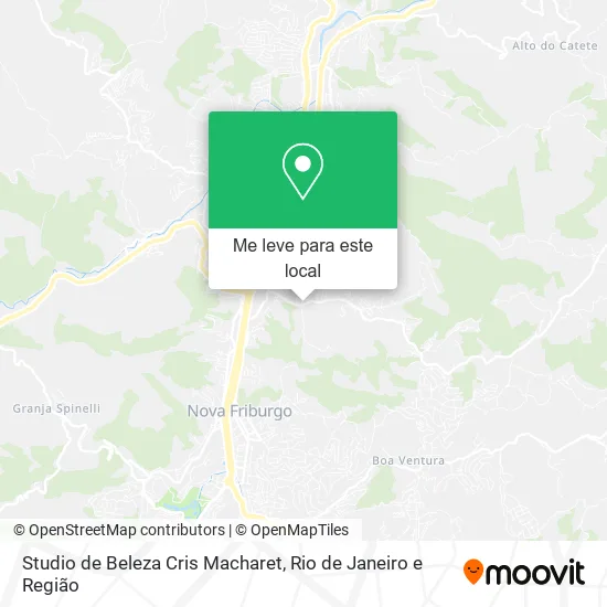 Studio de Beleza Cris Macharet mapa