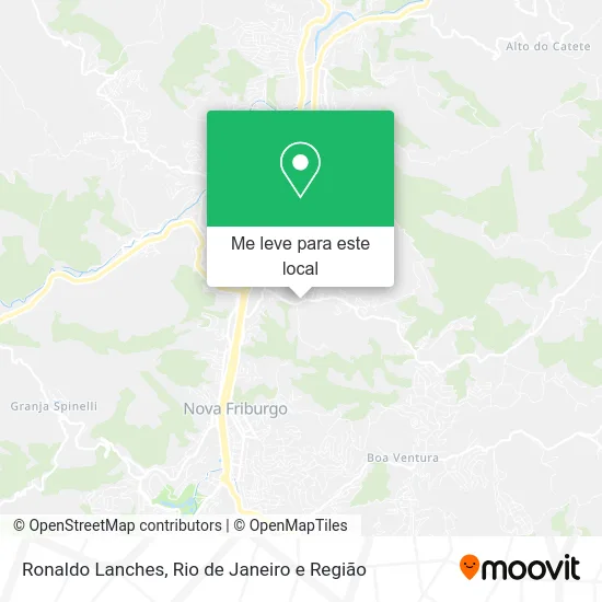 Ronaldo Lanches mapa