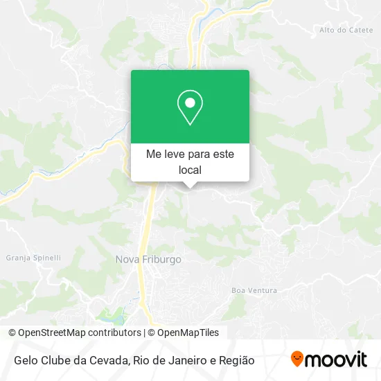 Gelo Clube da Cevada mapa