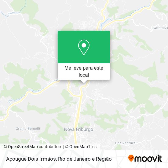 Açougue Dois Irmãos mapa