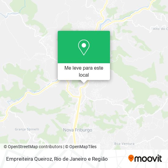 Empreiteira Queiroz mapa