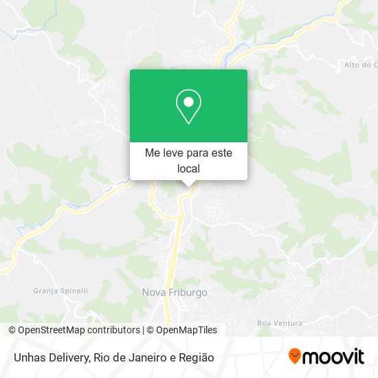 Unhas Delivery mapa