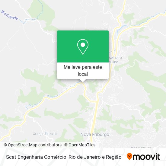 Scat Engenharia Comércio mapa