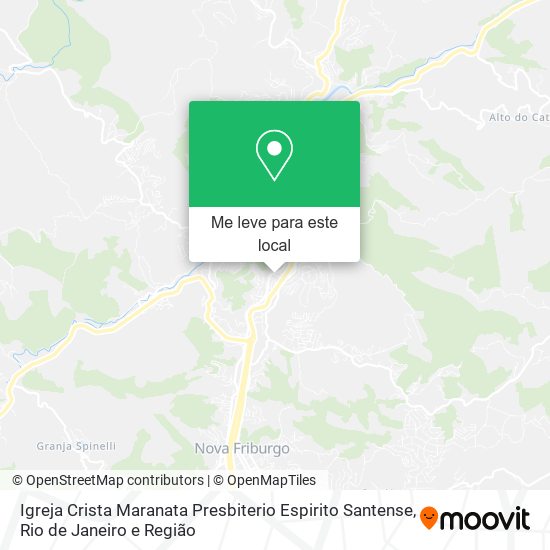 Igreja Crista Maranata Presbiterio Espirito Santense mapa