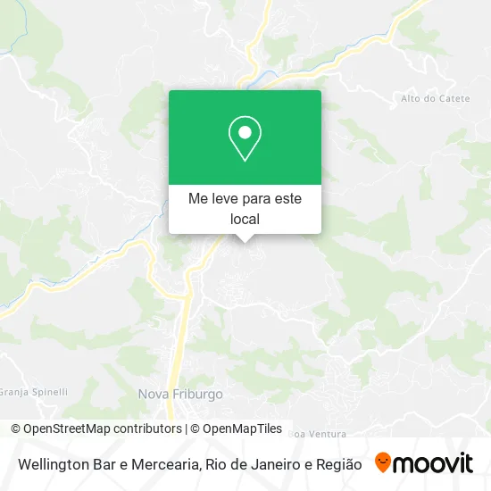 Wellington Bar e Mercearia mapa