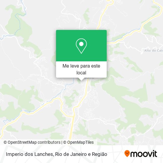 Imperio dos Lanches mapa