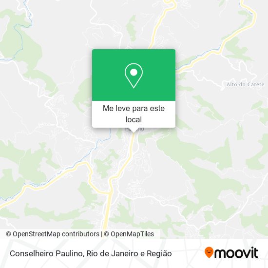 Conselheiro Paulino mapa