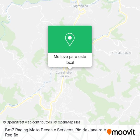 Bm7 Racing Moto Pecas e Servicos mapa