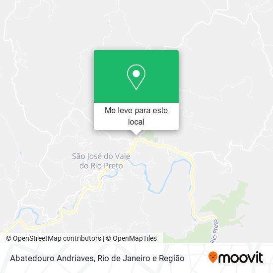 Abatedouro Andriaves mapa
