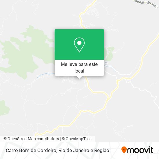 Carro Bom de Cordeiro mapa