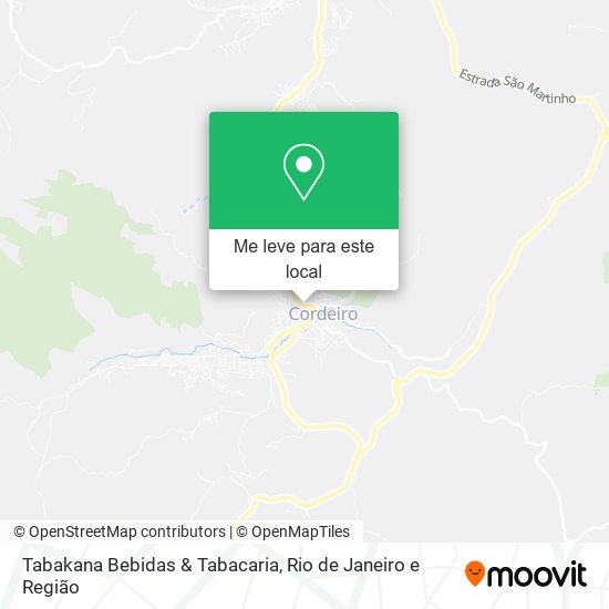 Tabakana Bebidas & Tabacaria mapa