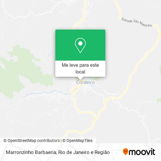 Marronzinho Barbaeria mapa