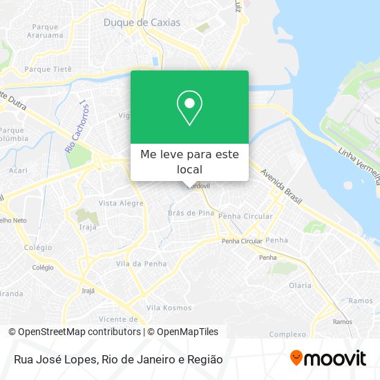 Rua José Lopes mapa