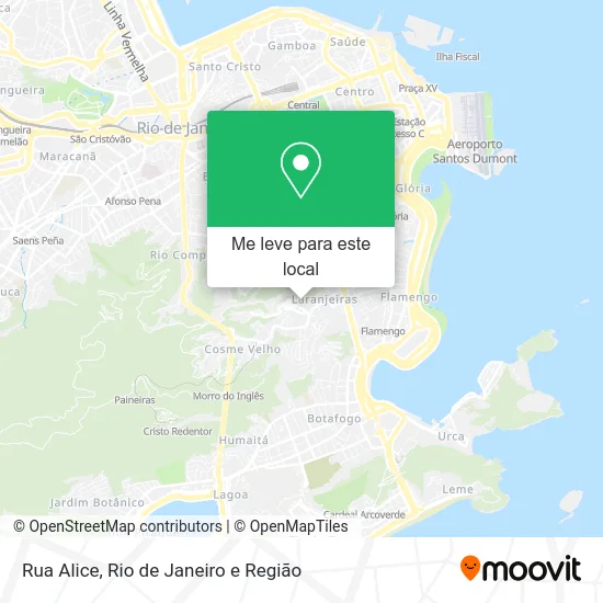Rua Alice mapa