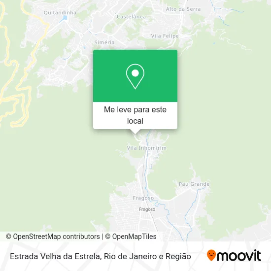 Estrada Velha da Estrela mapa