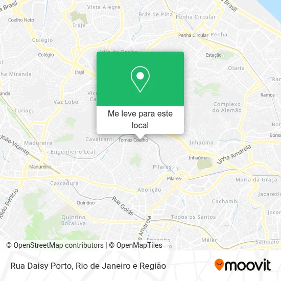 Rua Daisy Porto mapa