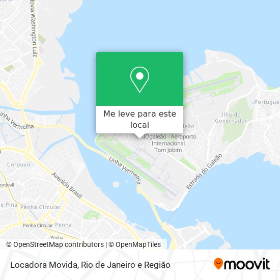 Locadora Movida mapa