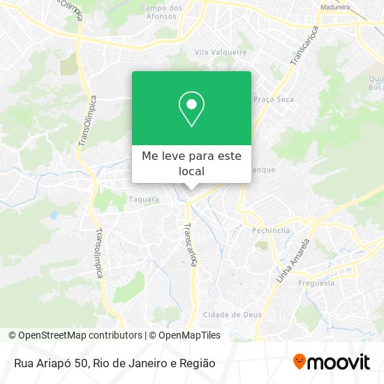 Rua Ariapó 50 mapa