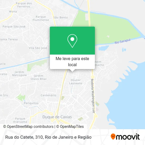 Rua do Catete, 310 mapa