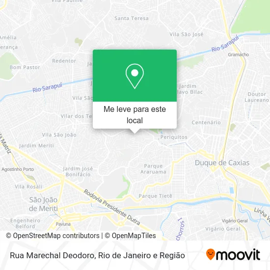 Rua Marechal Deodoro mapa