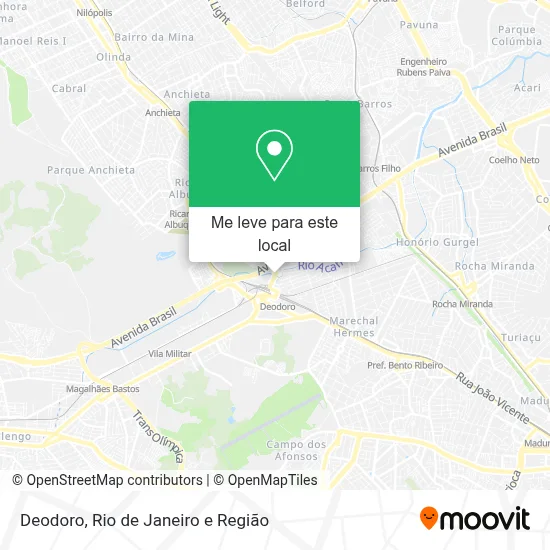 Deodoro mapa