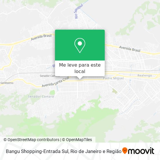 Bangu Shopping-Entrada Sul mapa