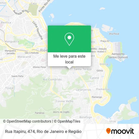 Rua Itapiru, 474 mapa