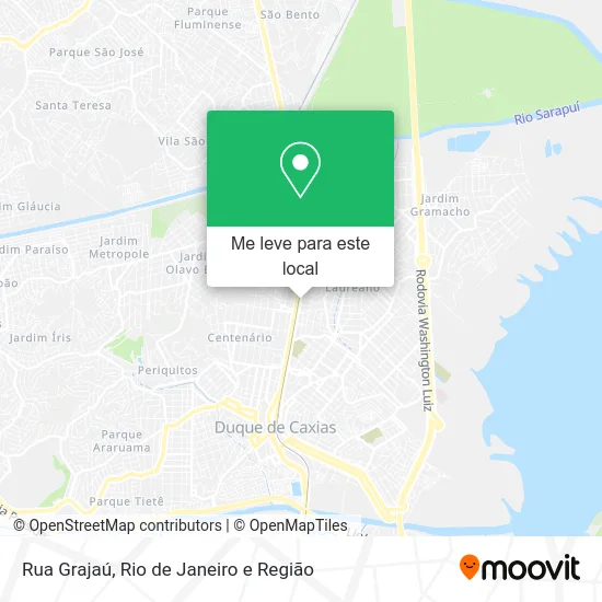 Rua Grajaú mapa