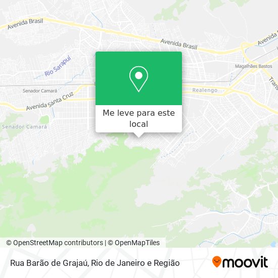 Rua Barão de Grajaú mapa