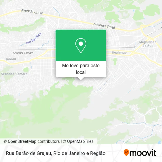 Rua Barão de Grajaú mapa