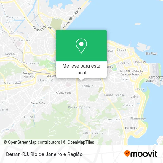 Detran-RJ mapa