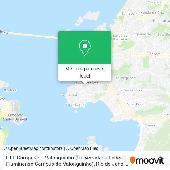 UFF-Campus do Valonguinho (Universidade Federal Fluminense-Campus do Valonguinho) mapa