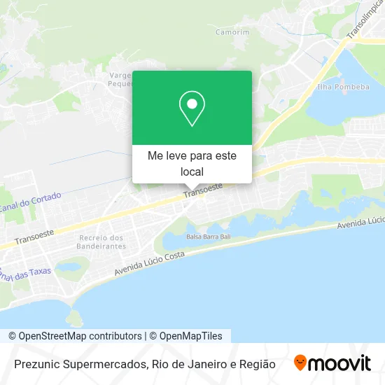 Prezunic Supermercados mapa