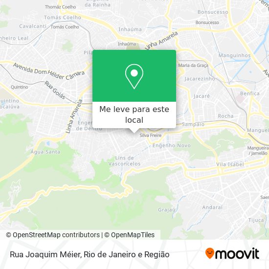 Rua Joaquim Méier mapa