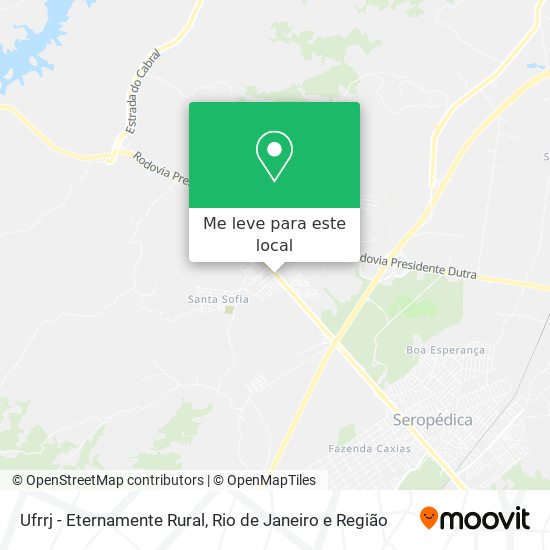 Ufrrj - Eternamente Rural mapa