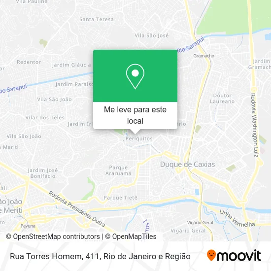 Rua Torres Homem, 411 mapa