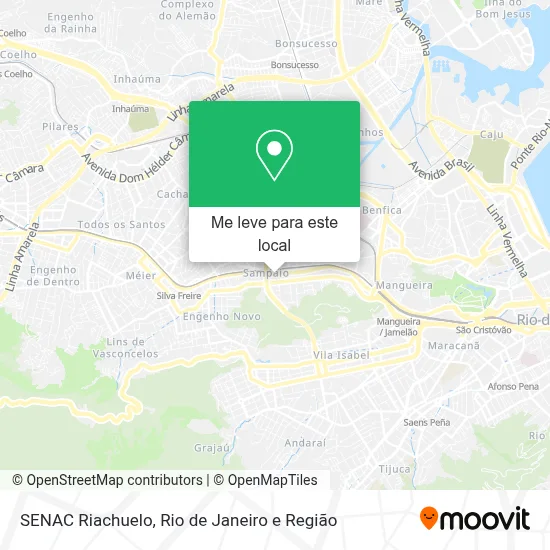 SENAC Riachuelo mapa