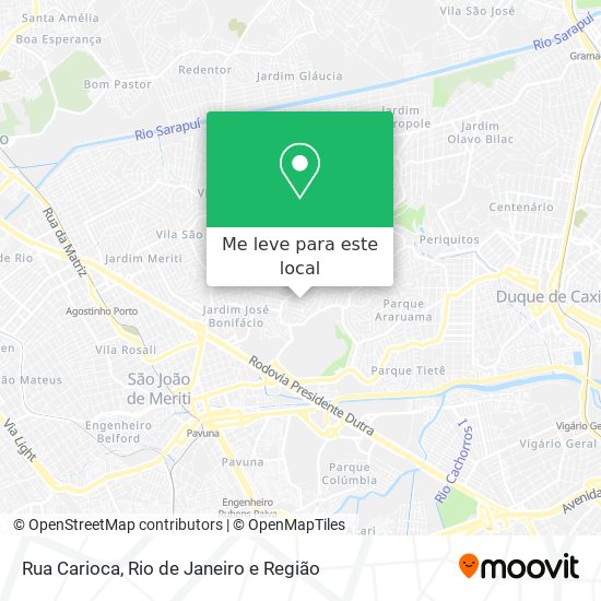 Rua Carioca mapa